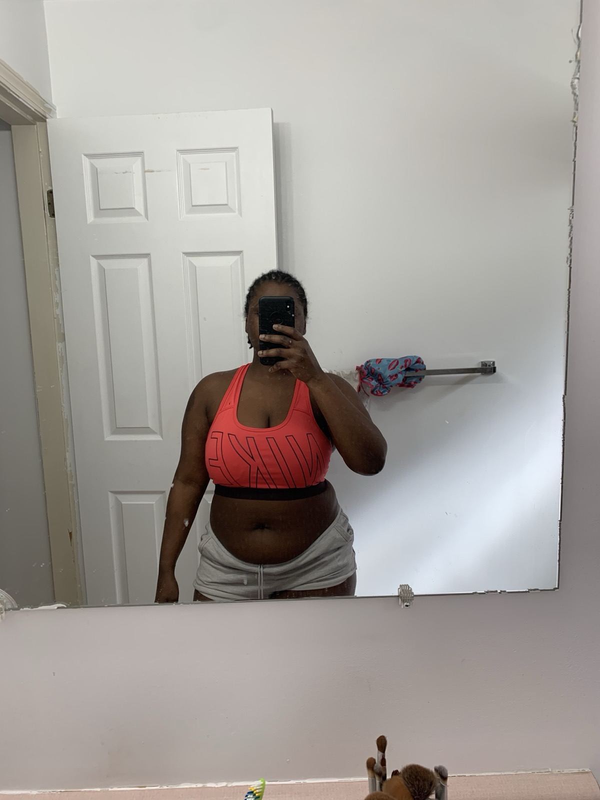 Temi in 2020, before she started training