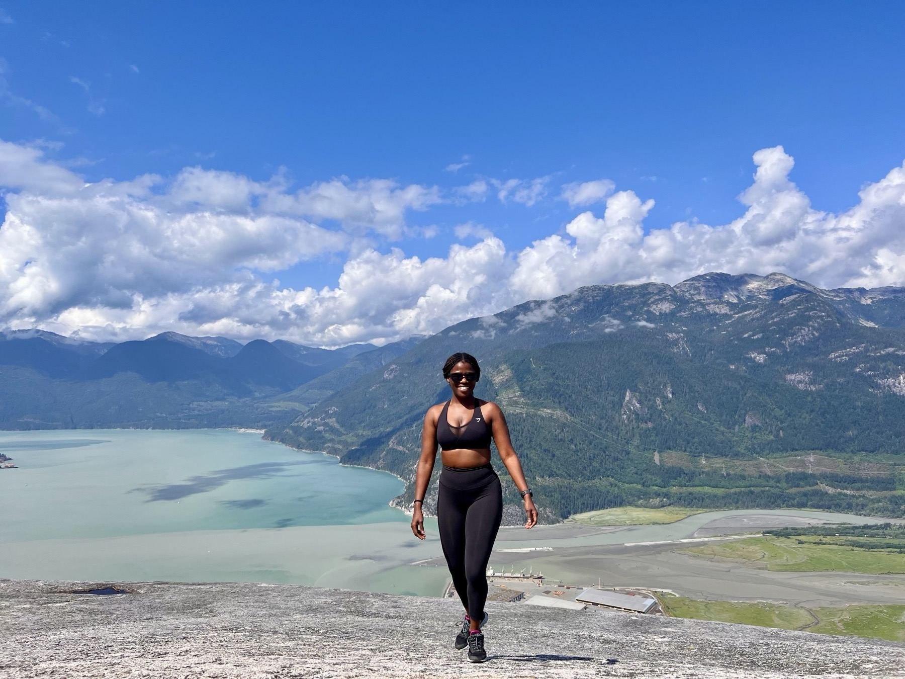 Temi on a summit above Howe Sound, near Vancouver, British Columbia